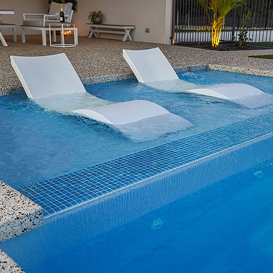 Aqua Ledge Tanning Ledge Fiberglass Pool aqua ledge tanning ledge pool
